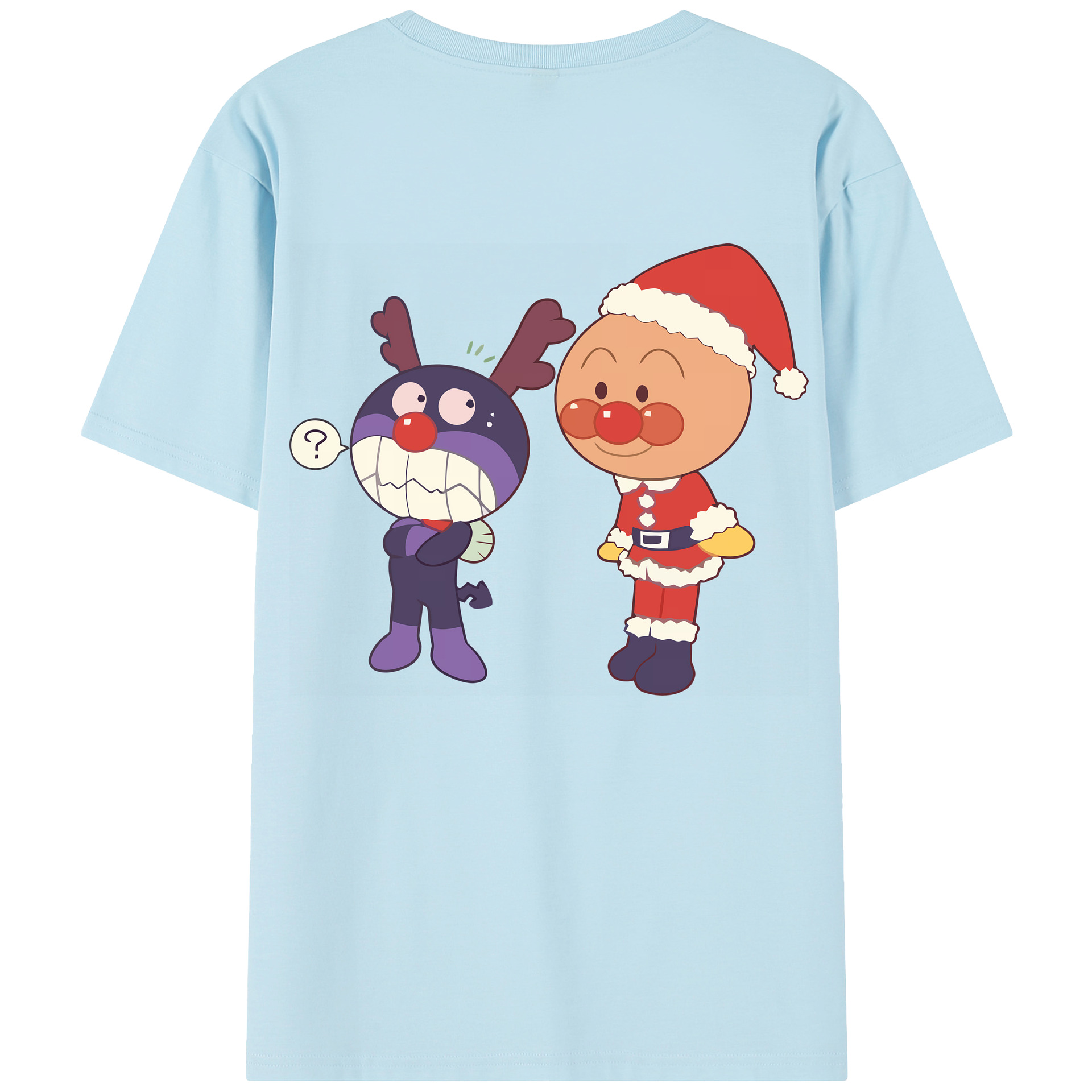 （画像用） アンパンマン Anpanman 綿100％半袖Tシャツ（背面プリント）